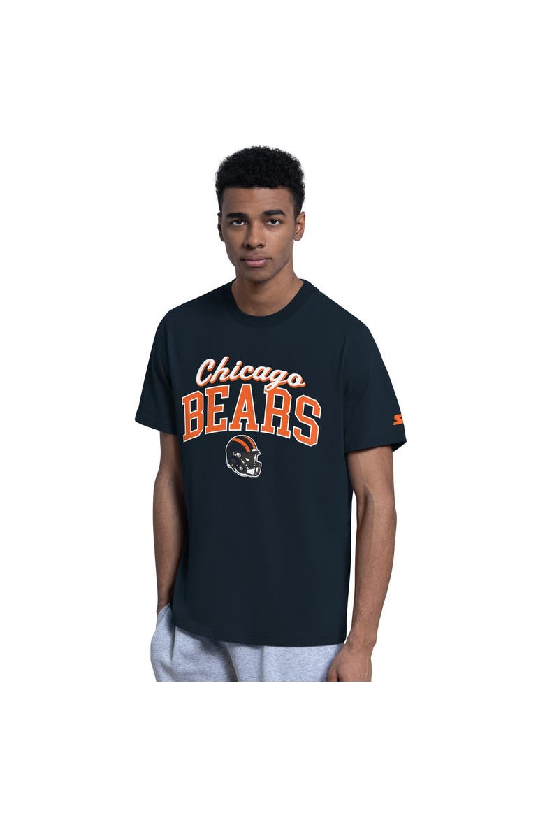 Men's Starter  Navy Chicago Bears Vintage Logo Hoodie & T-Shirt Combo Pack, Alternate, color, Navy