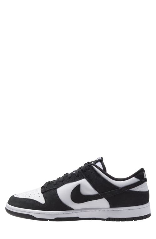 Nike Men's Dunk Low Retro Panda Se In White/black-white In Black