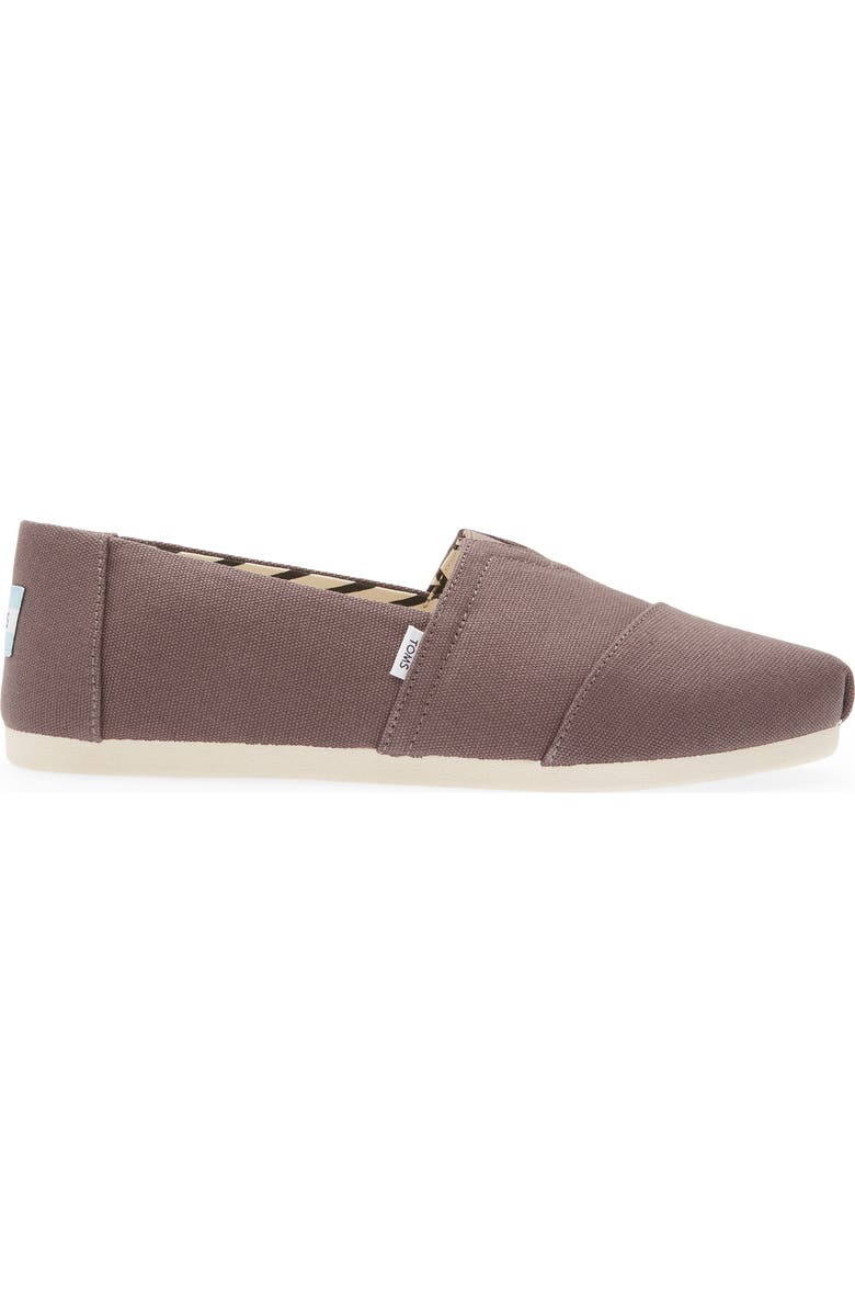 TOMS Alpargata Canvas Sneaker, Alternate, color, Grey