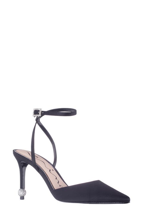 Nasha Ankle Strap Pointed Toe Pump (Women)