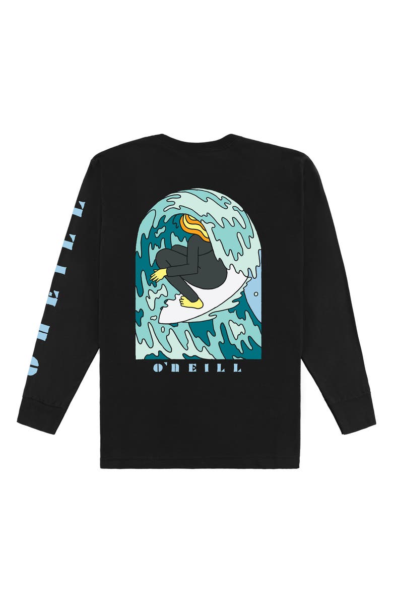O'Neill Kids' Barrels Long Sleeve Graphic Tee, Main, color,