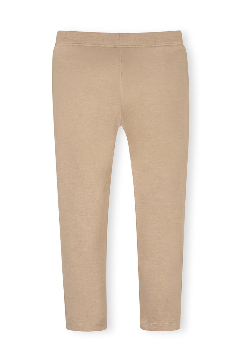 Kids' Button Cuff Ponte Pant, Alternate, color, Camel Heather