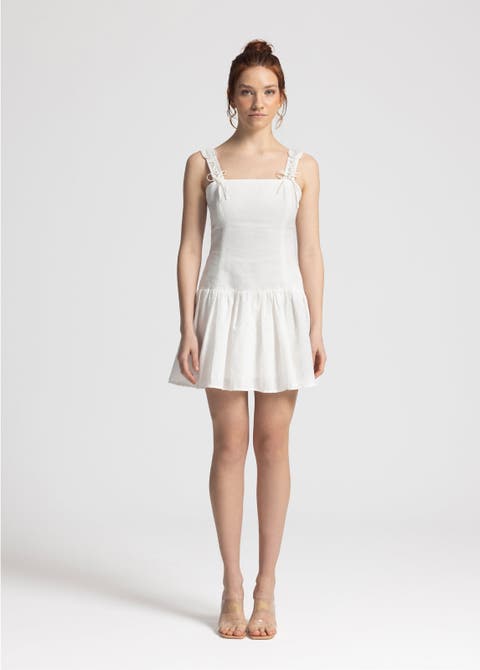 Milena Mini Linen Dress