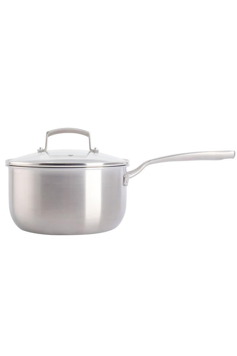 Tri-Ply Professional Grade Stainless Steel Sauce Pan, Main, color, Stainless Steel
