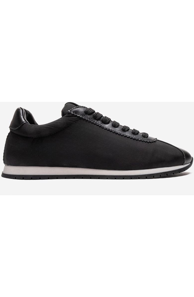 Forever & Always Shoes Unica Leather Sport Sneaker, Alternate, color, Black