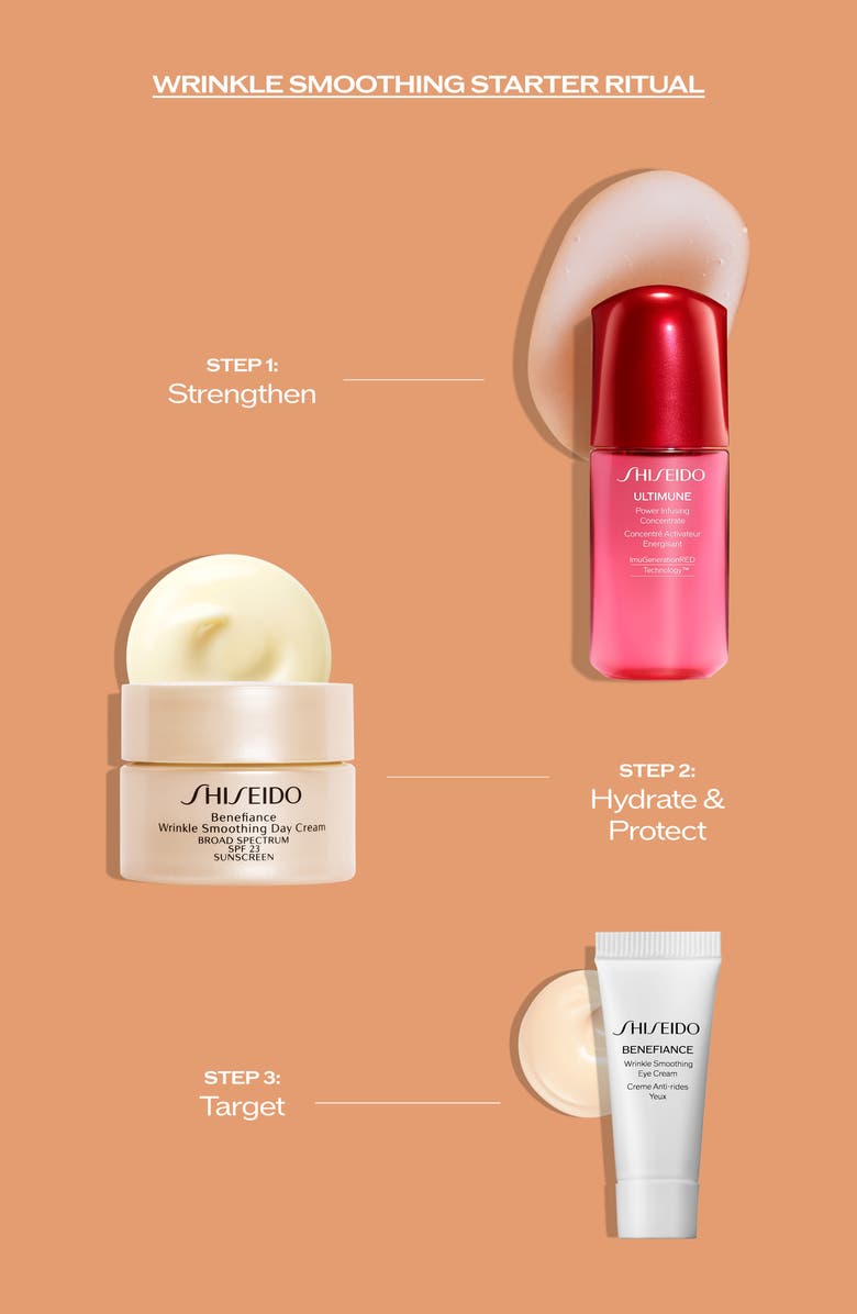 Shiseido Wrinkle Smoothing Starter Set $93 Value, Alternate, color,