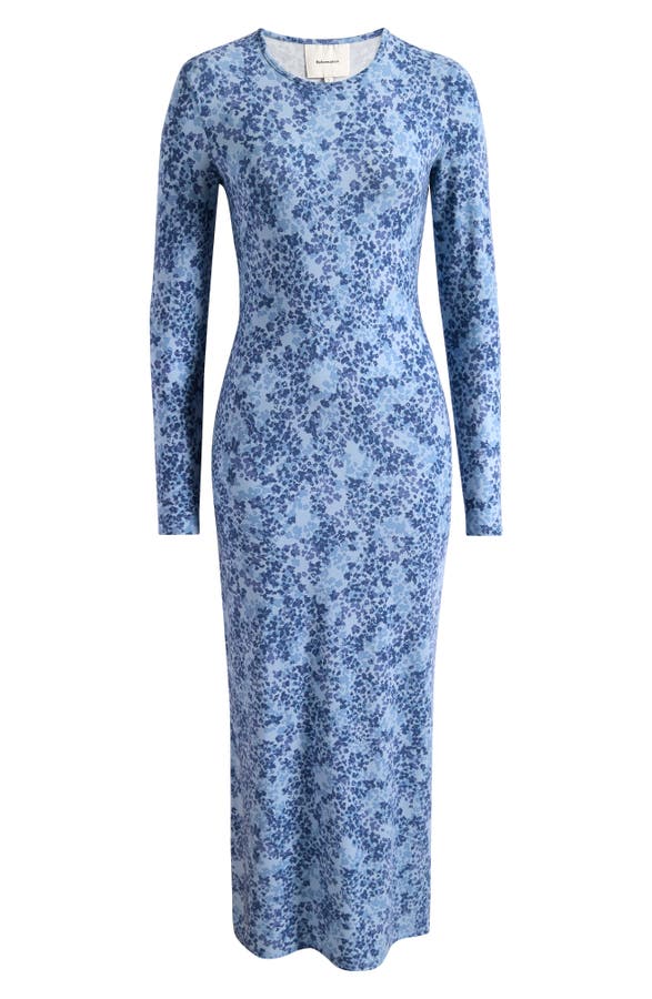 Tommie Floral Long Sleeve Midi Dress