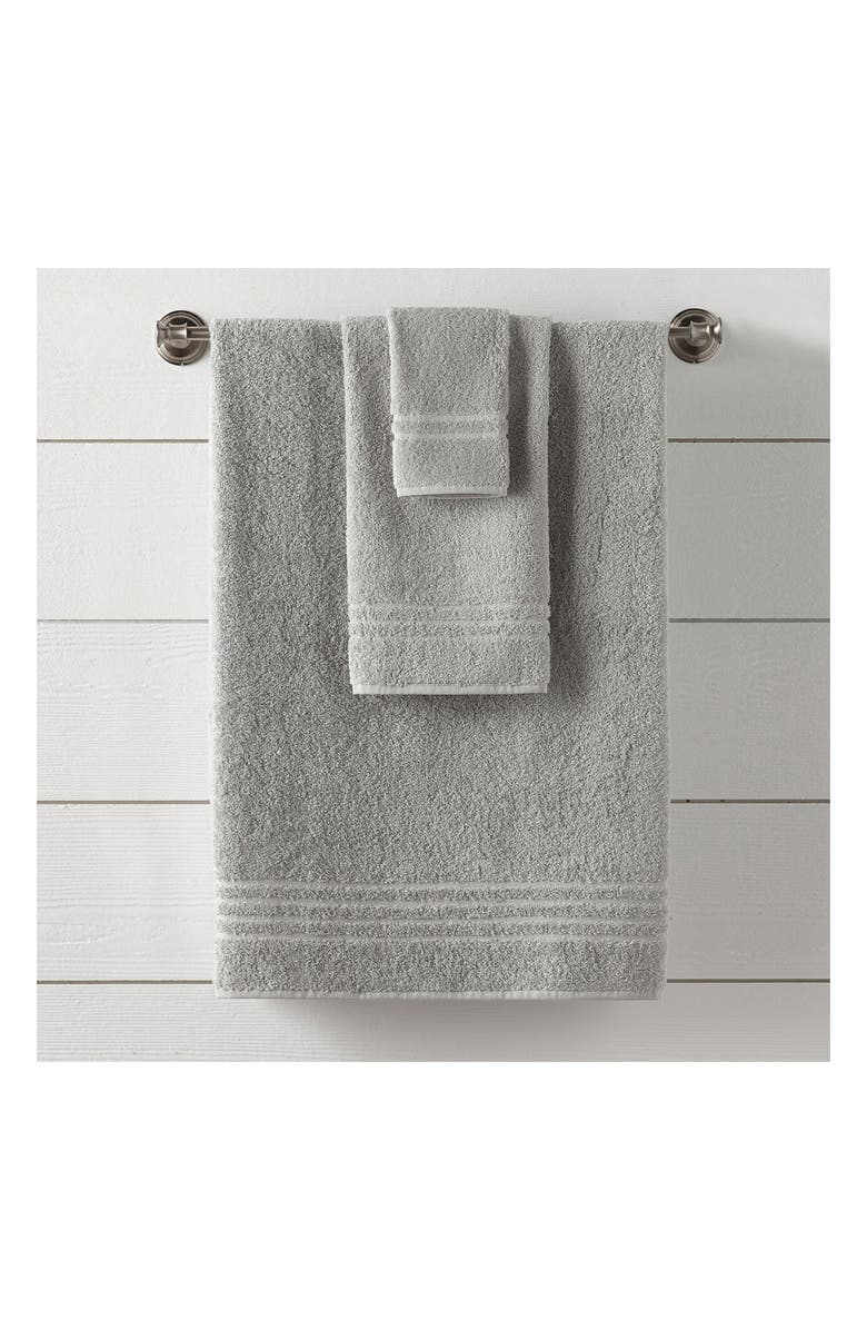 ELLA JAYNE HOME Ella Jayne Face-Hand-Body 6-Piece Towel Set, Alternate, color, Silver