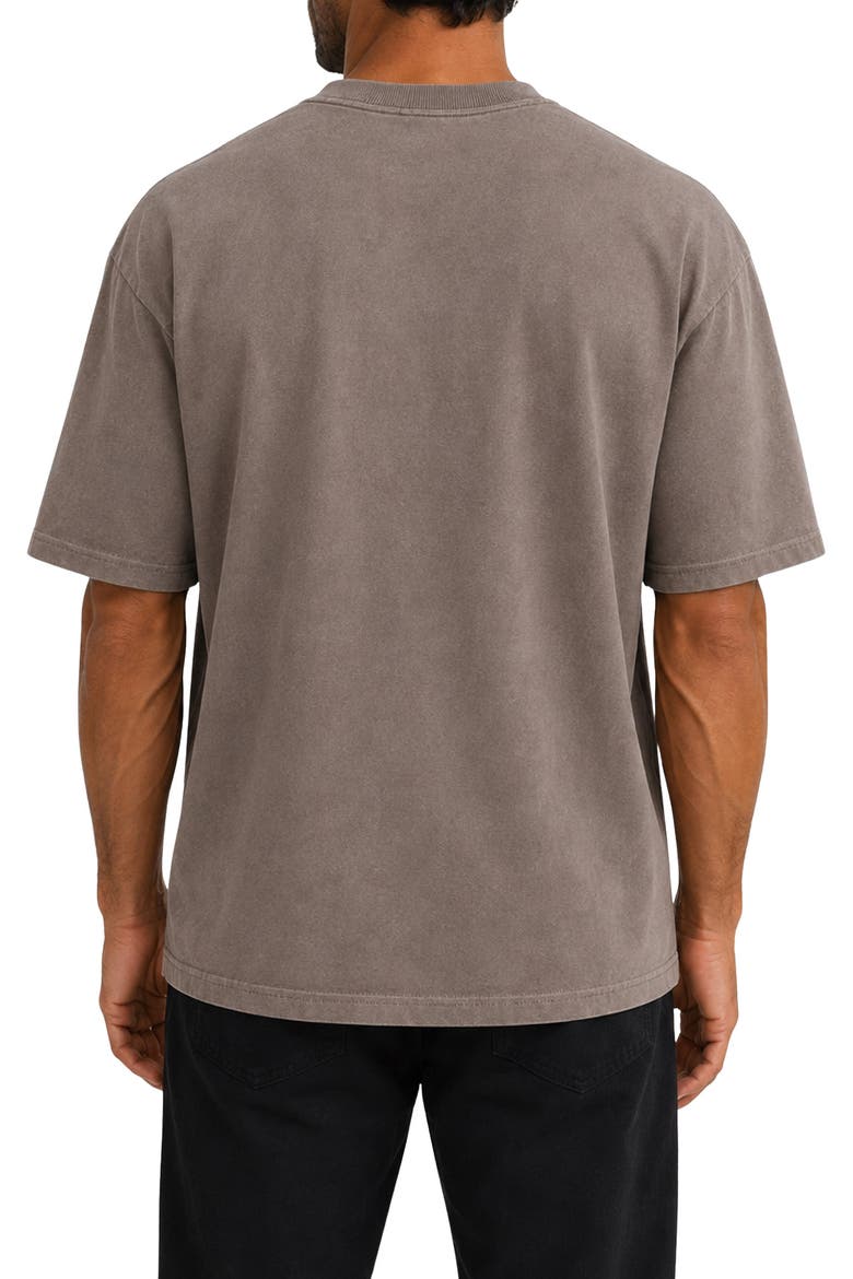 Marthyr Cotton Blend T-Shirt, Alternate, color, BROWN