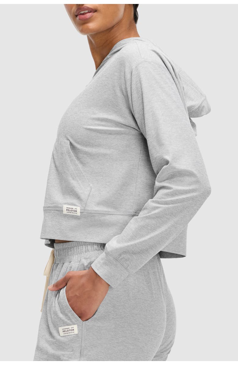Peloton Dreamblend Full Zip, Alternate, color, Light Heather Grey