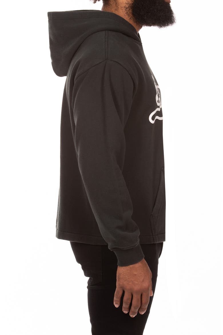 Yogurt Cotton French Terry Hoodie, Alternate, color, JET SET