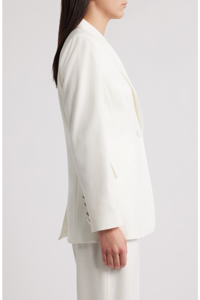 Peak Lapel Jacket, Alternate, color, WHITE