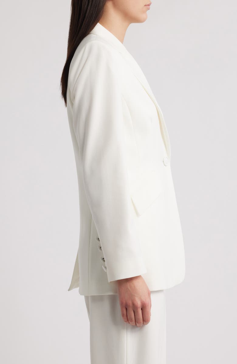 Tahari ASL Peak Lapel Jacket, Alternate, color, White