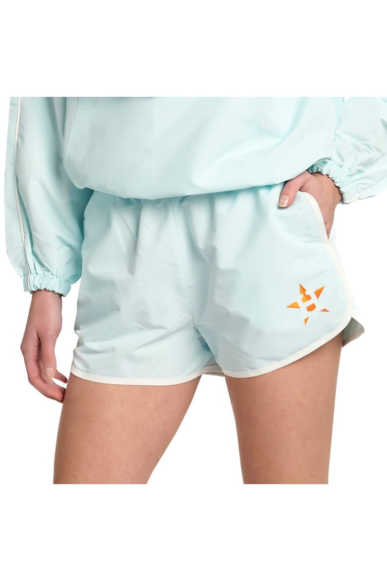 Women's Lusso Light Blue Houston Astros Nina Shorts, Main, color, Light Blue