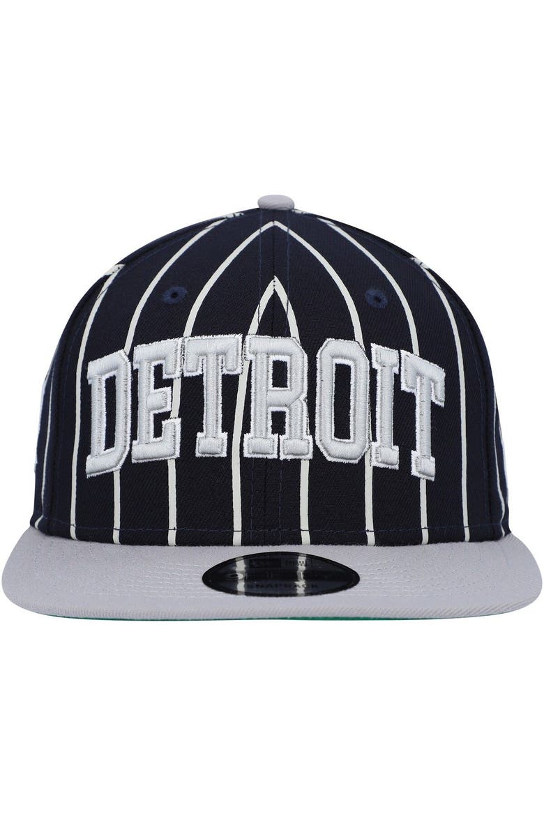 Men's New Era Navy/Gray Detroit Tigers City Arch 9FIFTY Snapback Hat, Alternate, color, Navy
