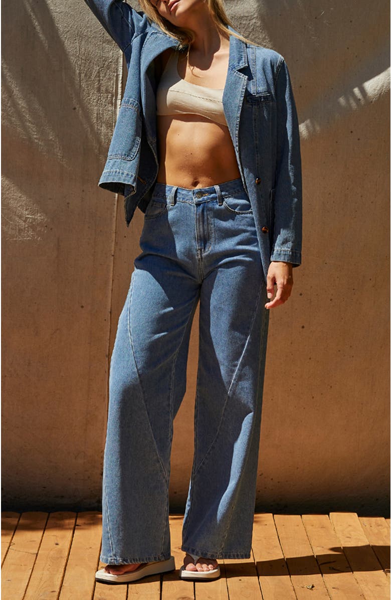 CRESCENT Wide Leg Denim Pants, Alternate, color,