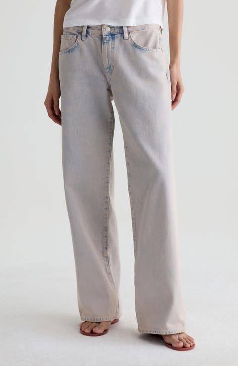 Adria Low Rise Wide Leg Jeans (Ojai)