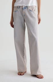 AG Adria Low Rise Wide Leg Jeans