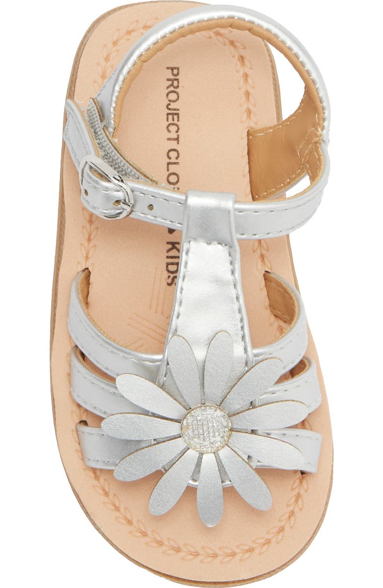 Project Cloud Kids' Oleander Sandal, Alternate, color, Silver