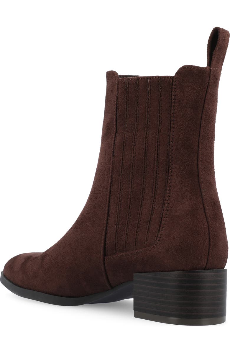 Journee Collection Wrenley Bootie, Alternate, color, Brown