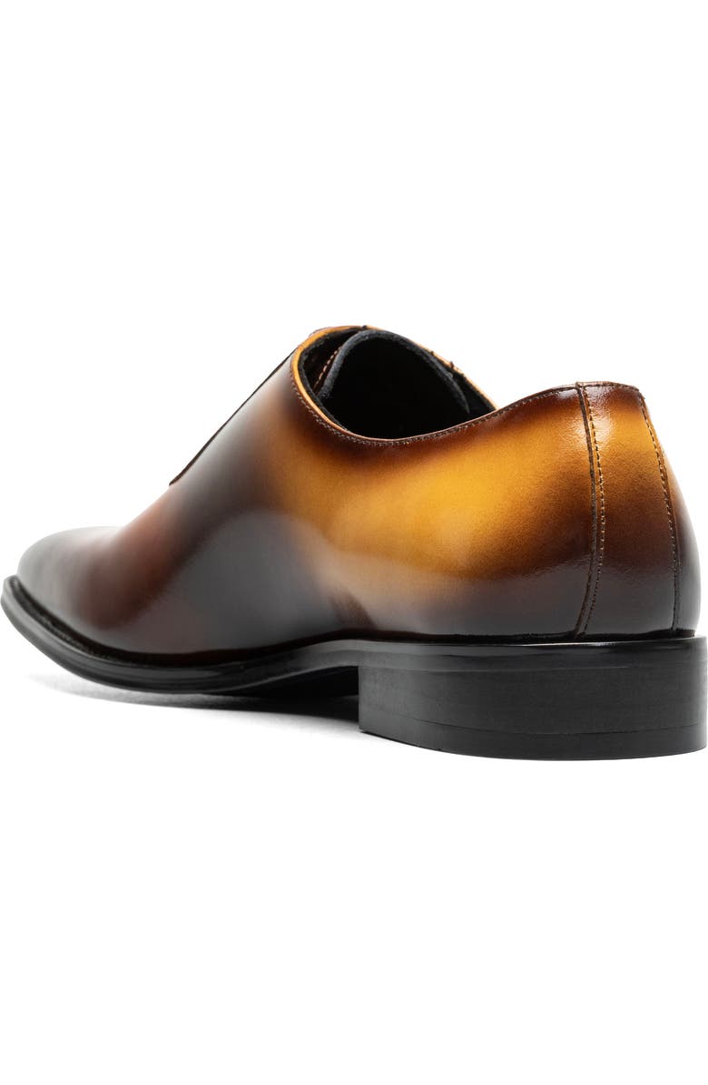 Stacy Adams Shaffer Plain Toe Oxford, Alternate, color, Cognac Multi