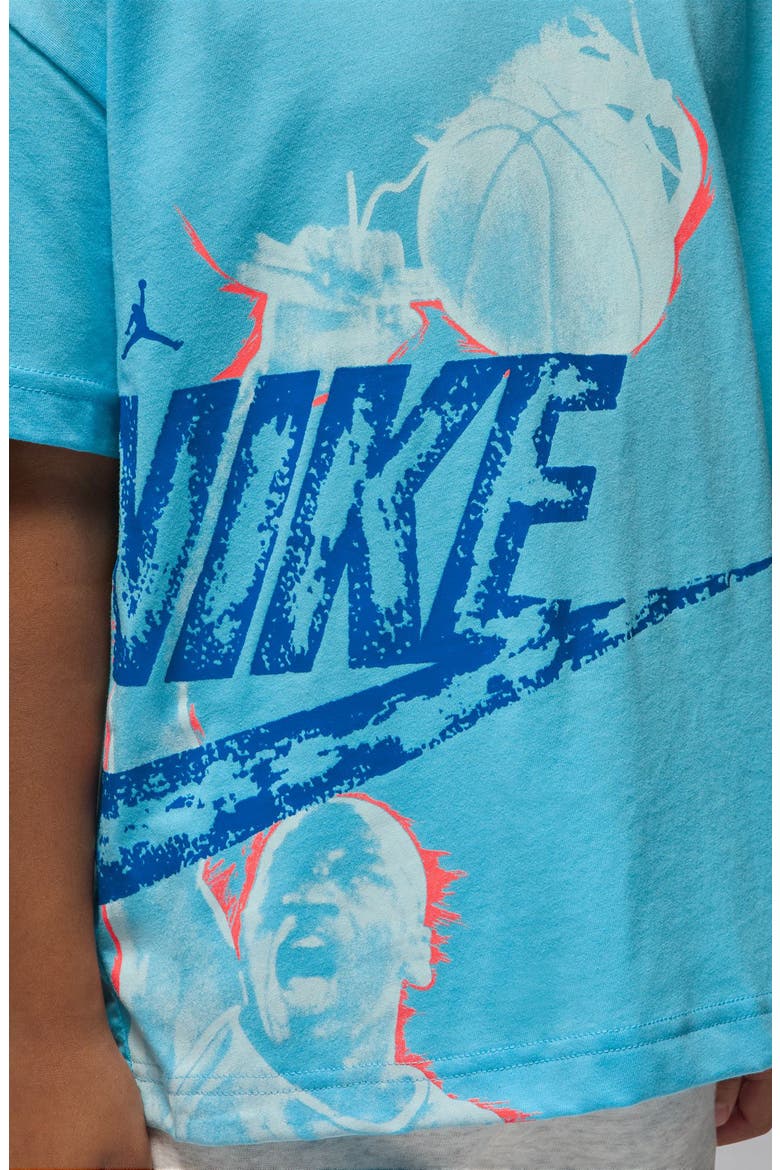 Kids' Jordan Reissue Graphic T-Shirt, Alternate, color, BLUE CHILL