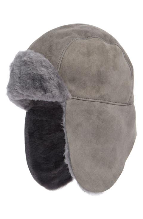 Genuine Shearling Trapper Hat