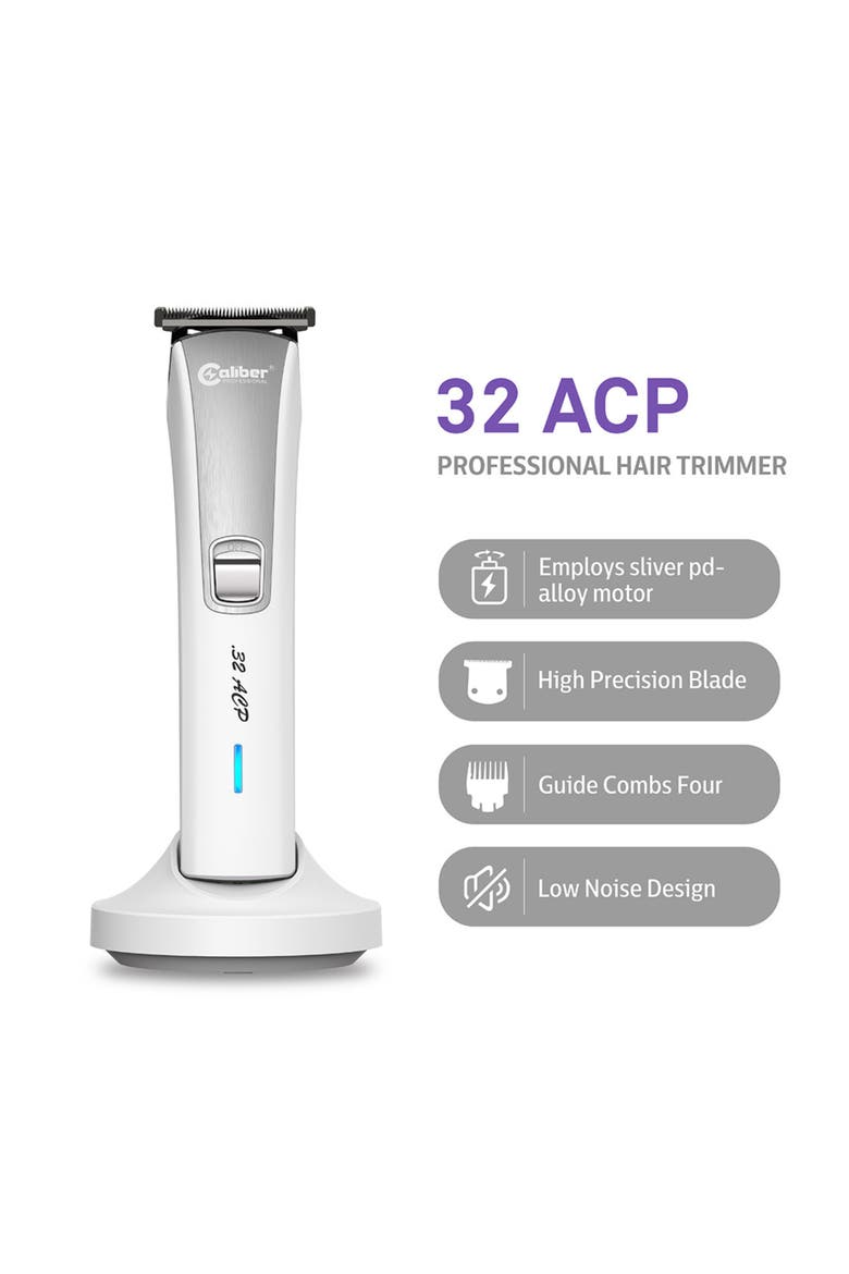 32 ACP Professional Cordless  Hair Trimmer, Alternate, color, White