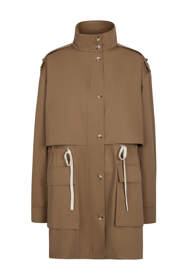 Drawing Conclusions Cotton Coat, Alternate, color, BRITISH KHAKI