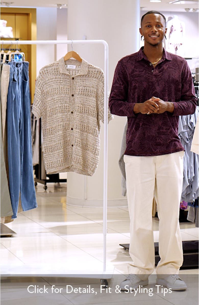 Elvin Structured Knit Shirt, sales video thumbnail