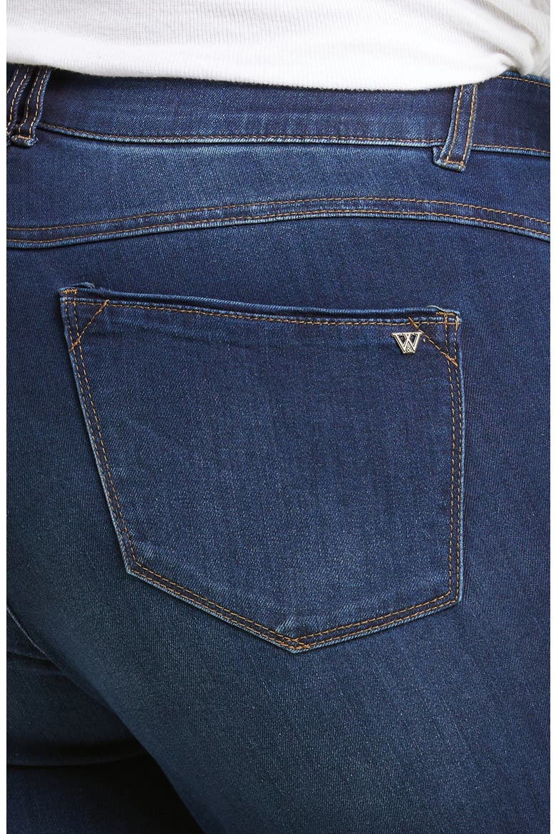 'Ab'Solution High Waist Itty Bitty Bootcut Jeans, Alternate, color, INDIGO