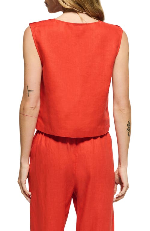 Shop Nation Ltd Cara Sleeveless Linen Top