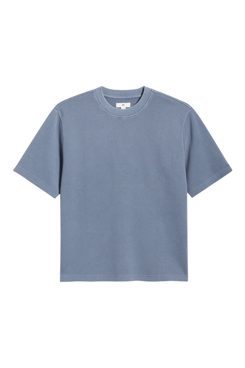 Oversize Waffle T-Shirt, Alternate, color, GREY FOLKSTONE