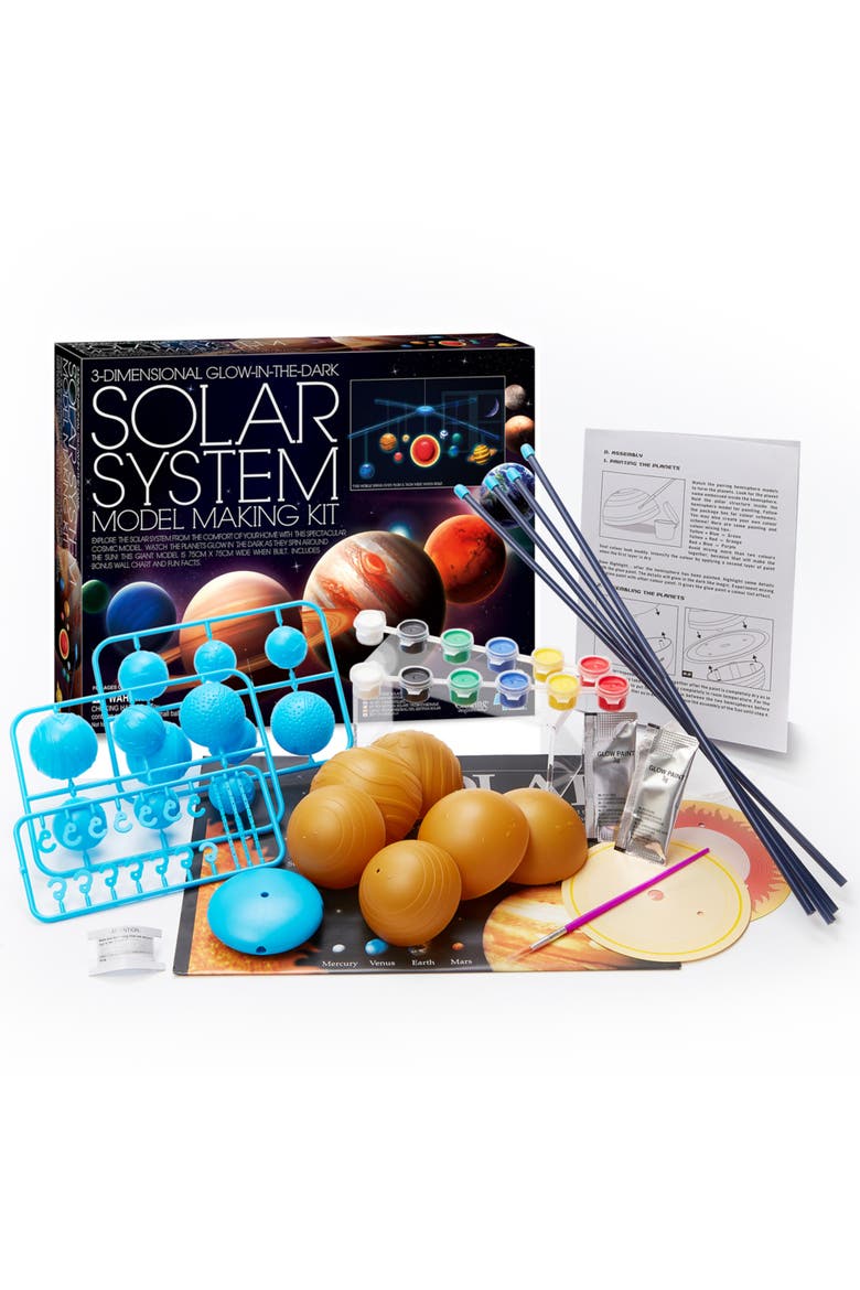 Solar System Model Making Kit 3D Planet Mobile, Alternate, color, Multicolored