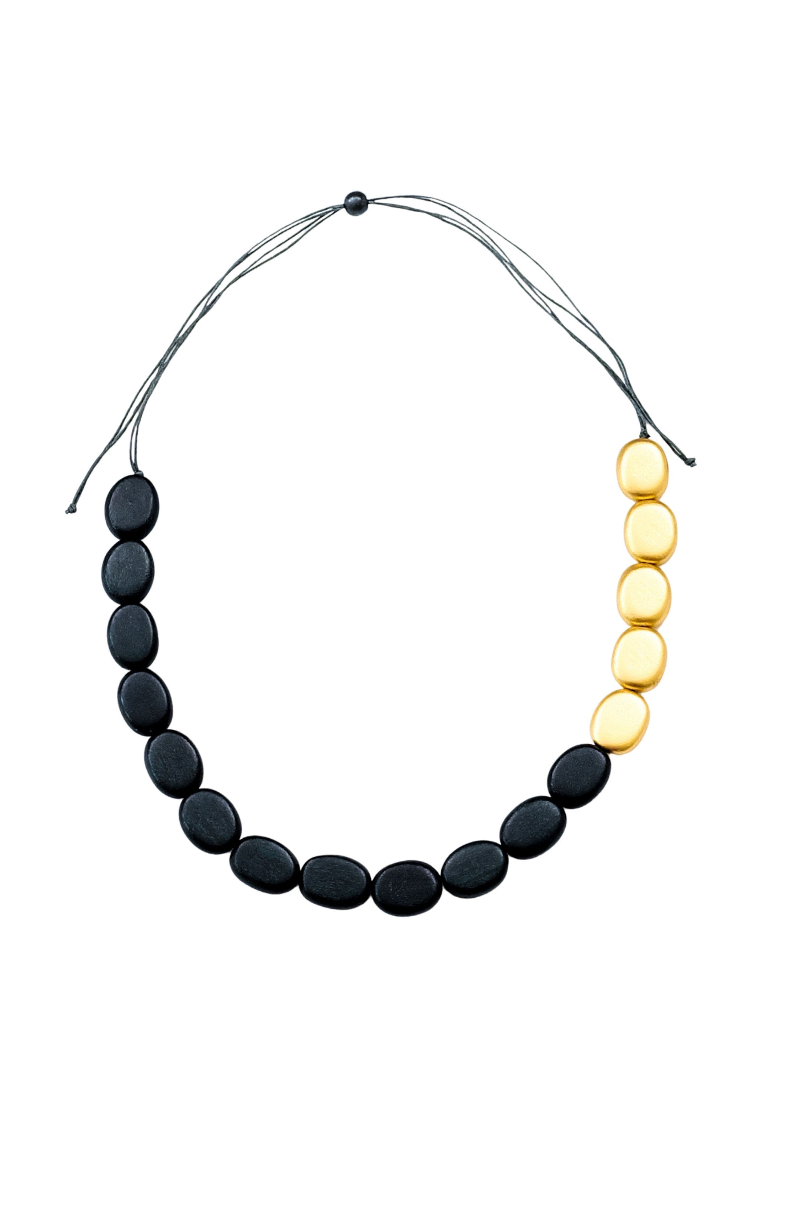 selected Charcoal & Gold