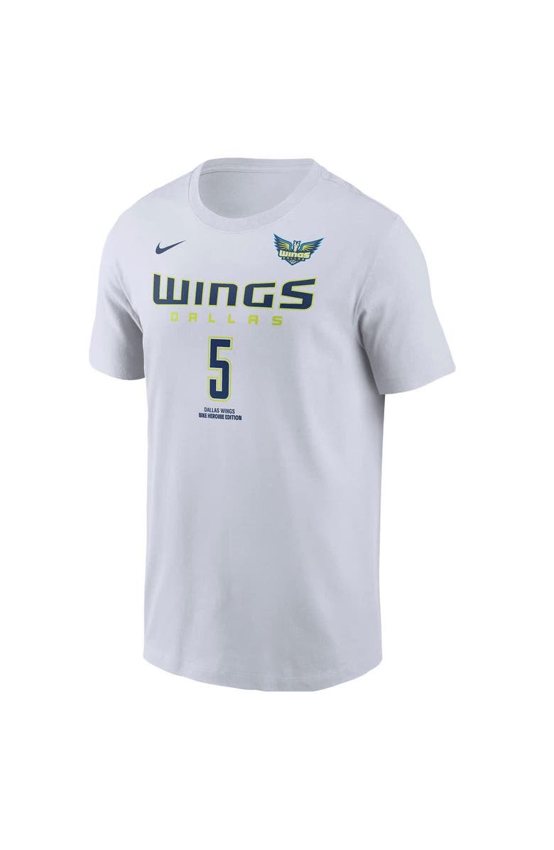 Nike Men's Nike Paige Bueckers White Dallas Wings 2025 WNBA Draft Heroine Edition Name & Number T-Shirt, Alternate, color, White