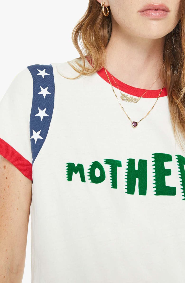 MOTHER The Boxy Goodie Graphic T-Shirt, Alternate, color, Mother Stars