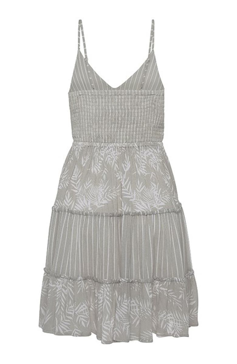 LASCANA Women's Mixed Print Cover Up Dress, Alternate, color, Light Green Multi