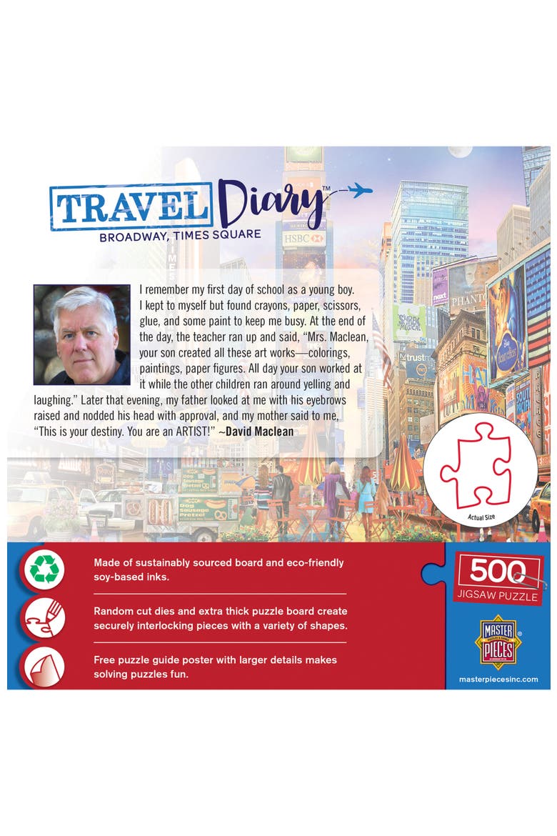 Broadway, Times Square 500 Piece Puzzle, Alternate, color, Multicolor