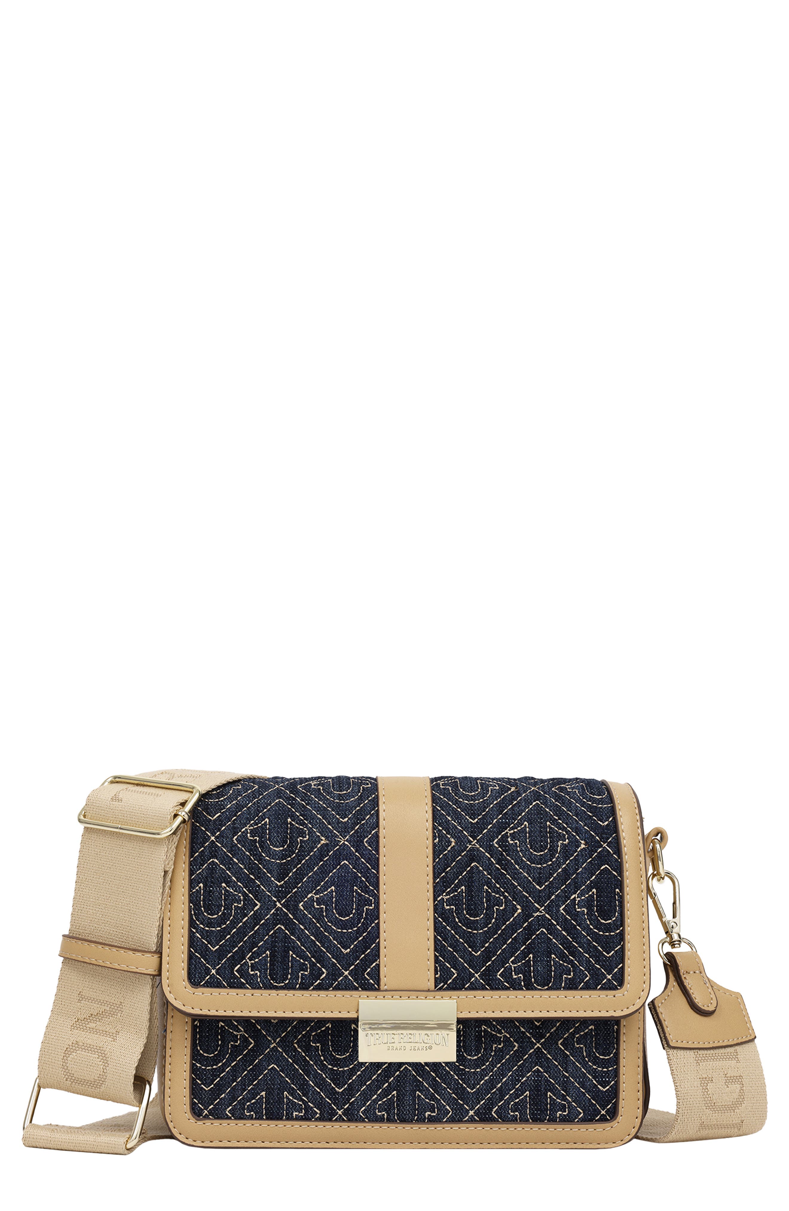 Logo Lock Modern Flap Crossbody Bag