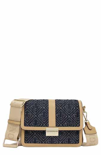 Logo Lock Modern Flap Crossbody Bag
