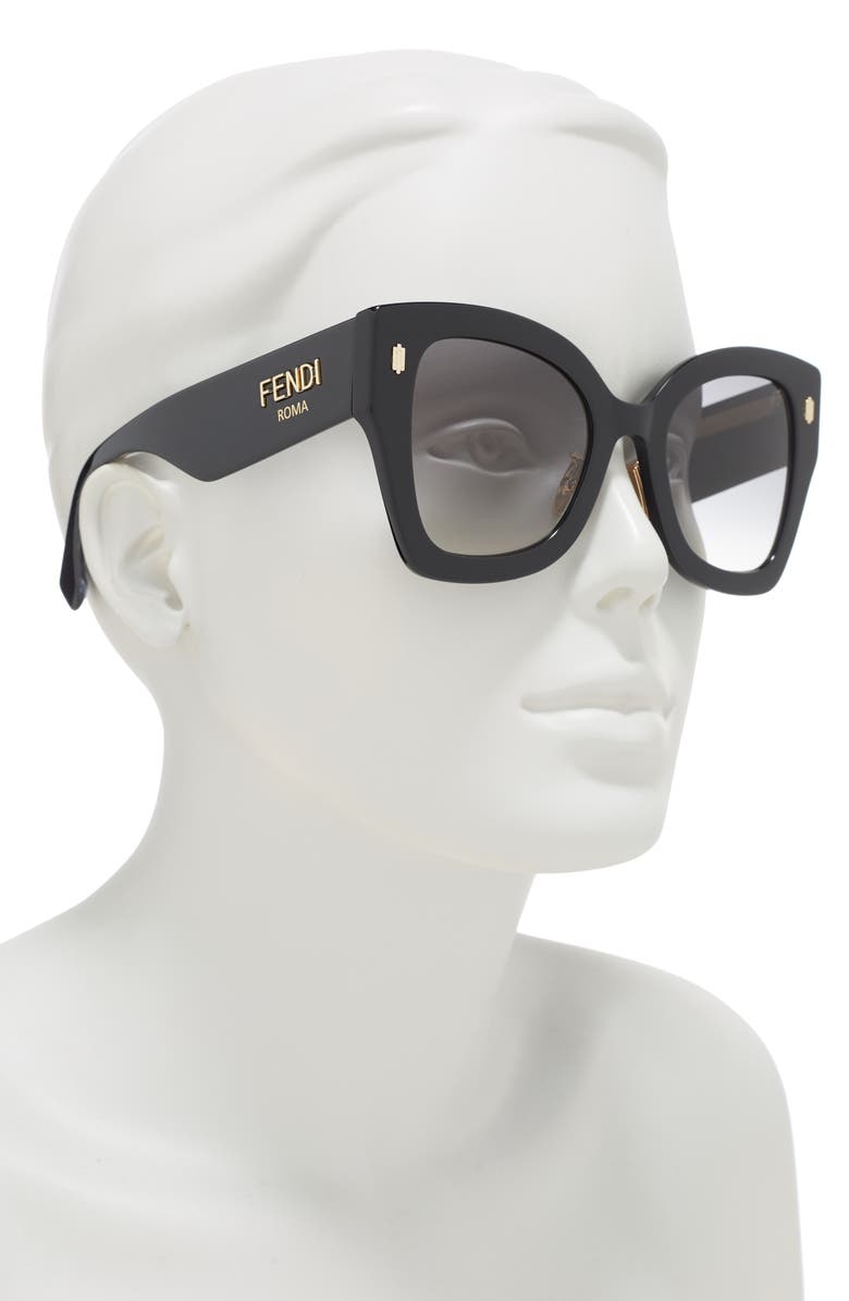 Fendi 51mm Cat Eye Sunglasses, Alternate, color,