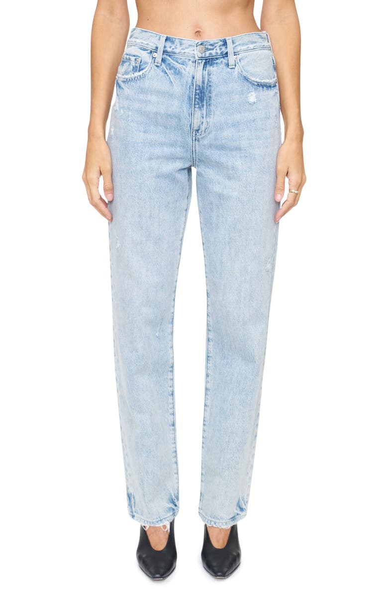 Pistola Cassie High Waist Straight Leg Jeans, Main, color,