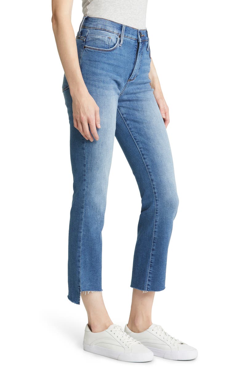 Whetherly Daniel Step Hem Slim Straight Leg Jeans, Alternate, color,