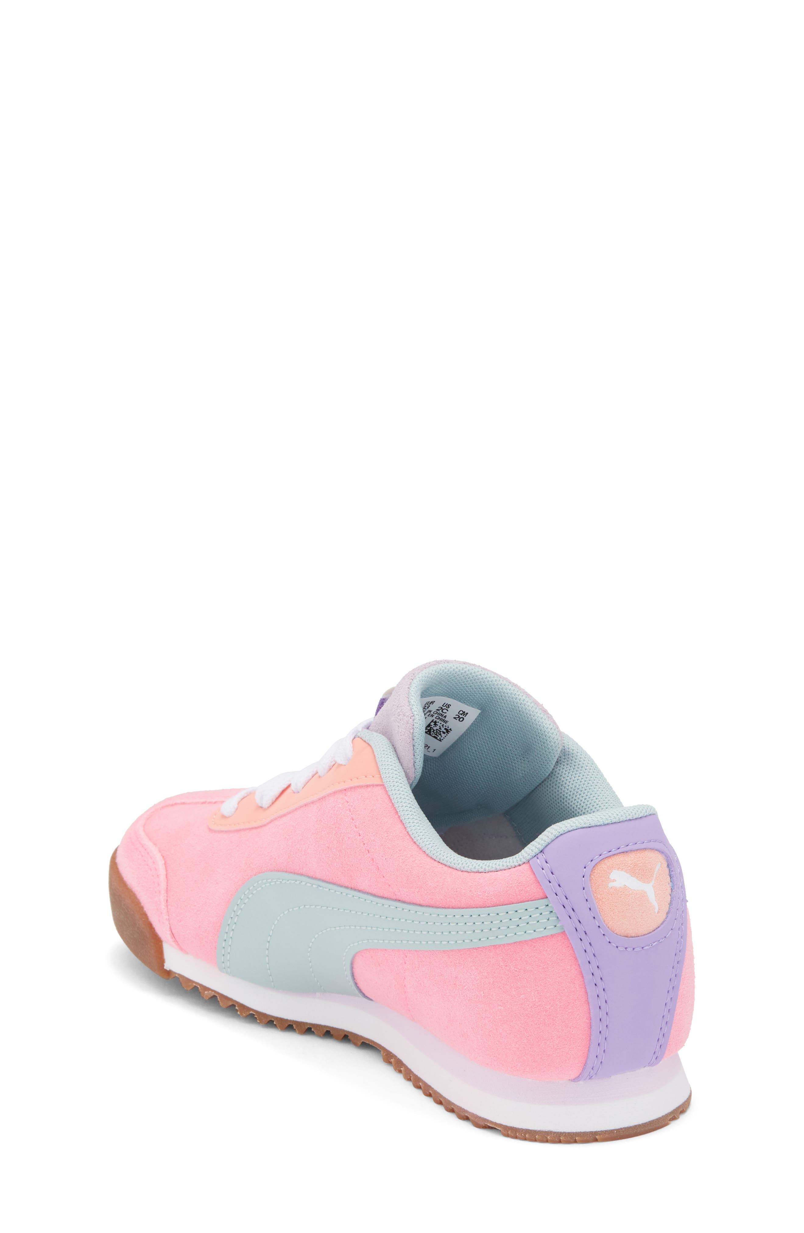 PUMA Kids' Roma 24 Colorblock Sneaker, Alternate, color, Sun Struck/ Mint/ Lavender