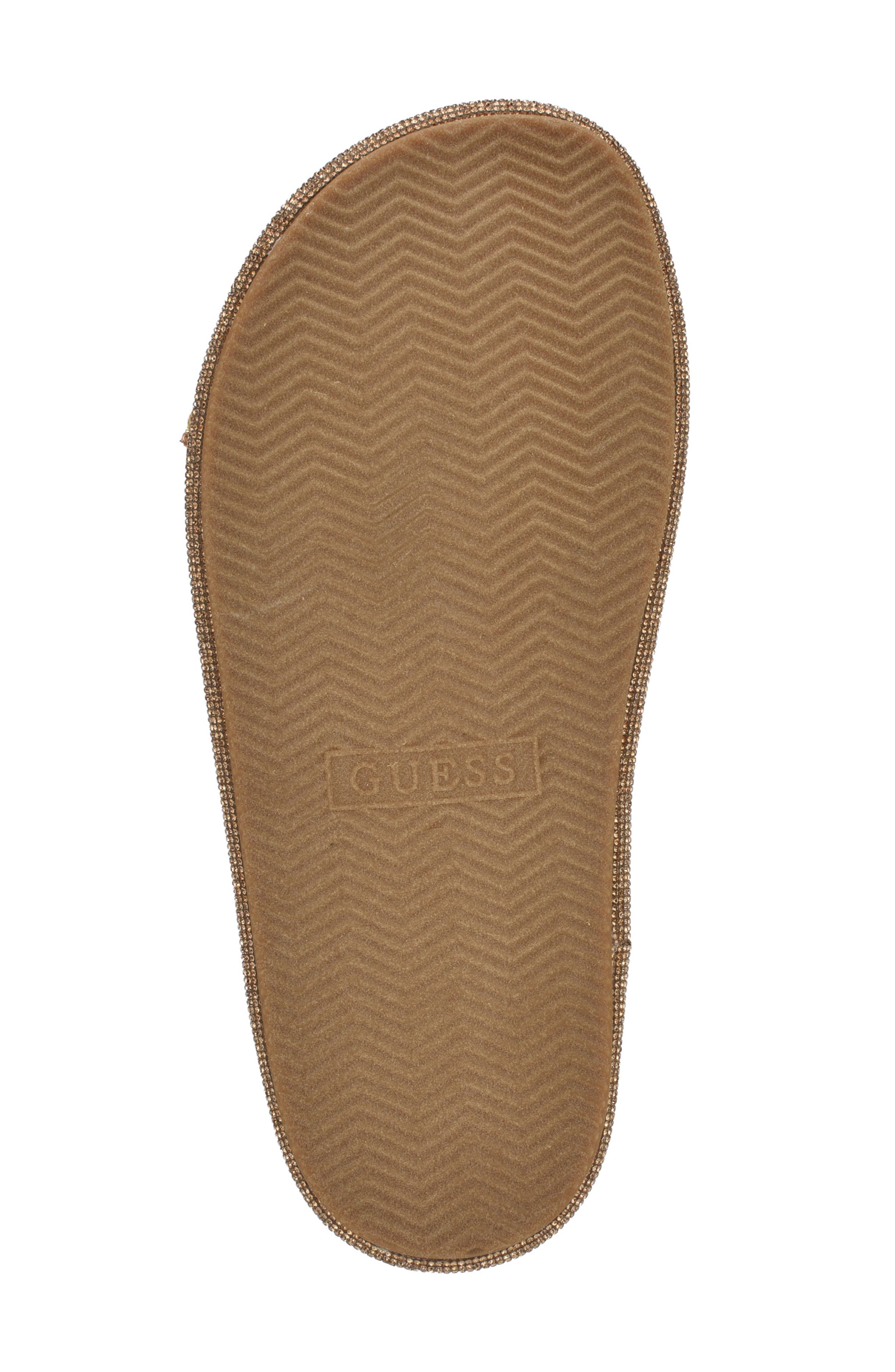 GUESS Funzy Slide Sandal, Alternate, color, Light Natural