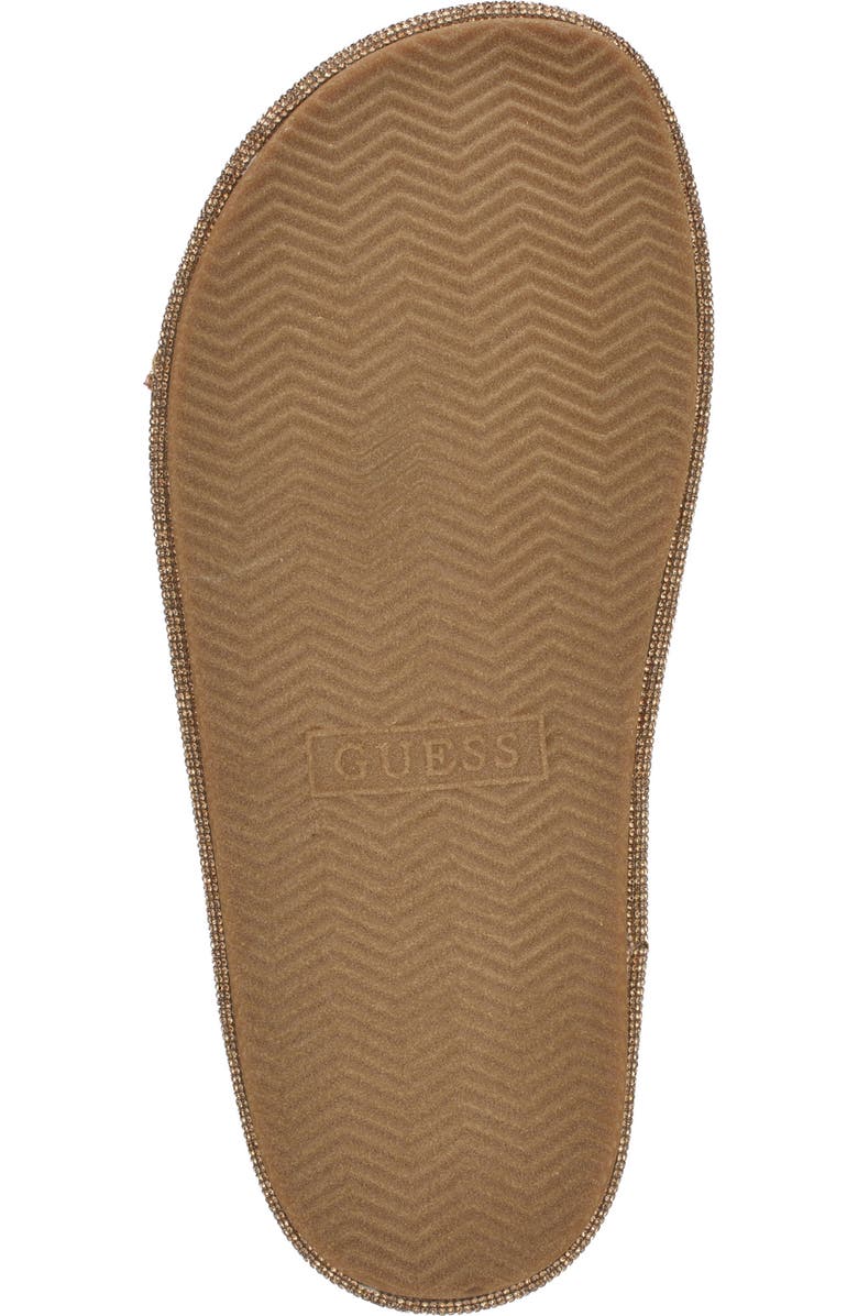 GUESS Funzy Slide Sandal, Alternate, color, Light Natural
