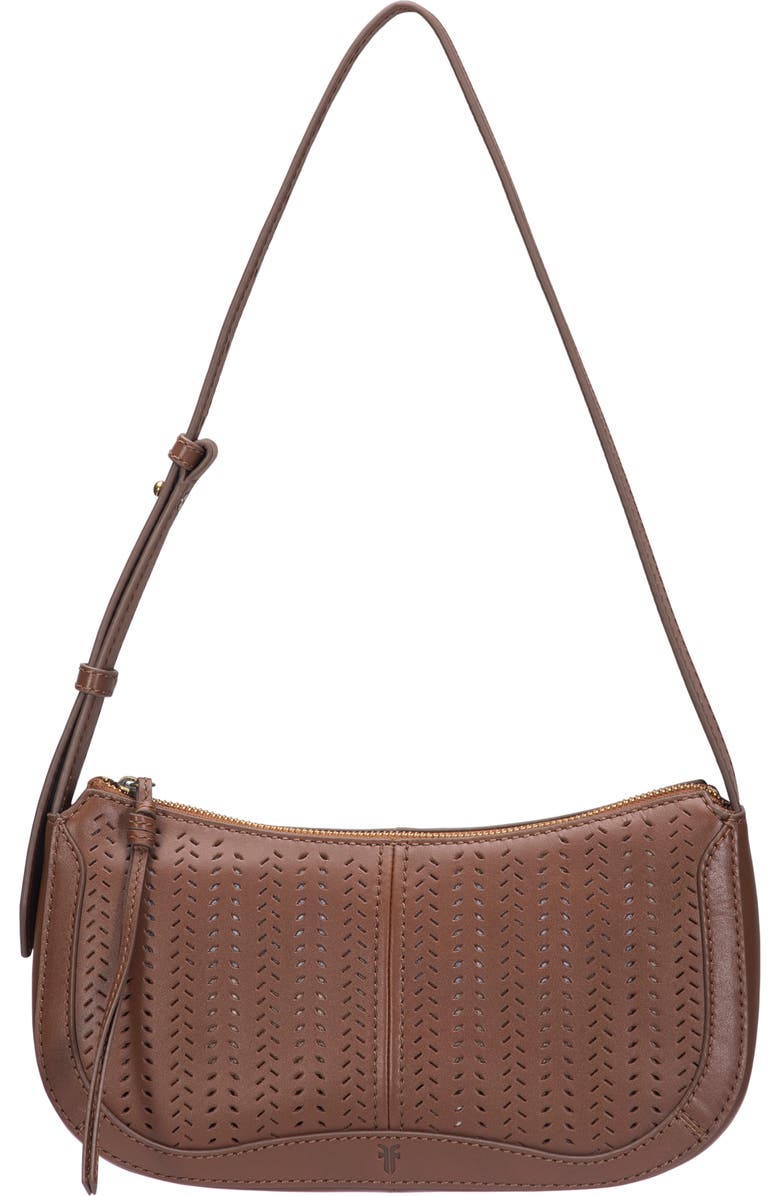 Frye Stella Baguette Shoulder Bag, Main, color, Cognac