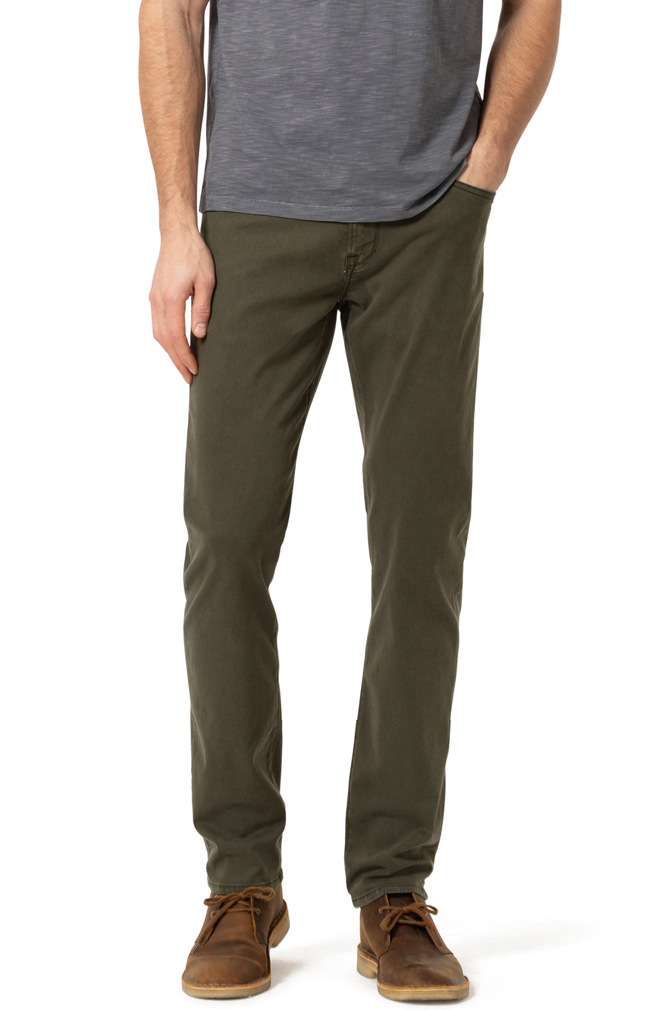 34 Heritage Charisma Relaxed Fit Straight Leg Flat Front Chino Pants