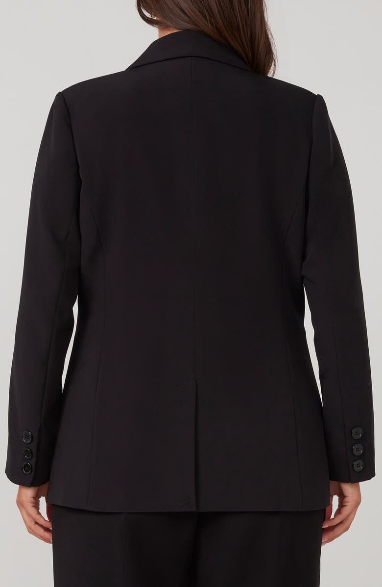 Estelle Sophie Double Breasted Jacket, Alternate, color, Black
